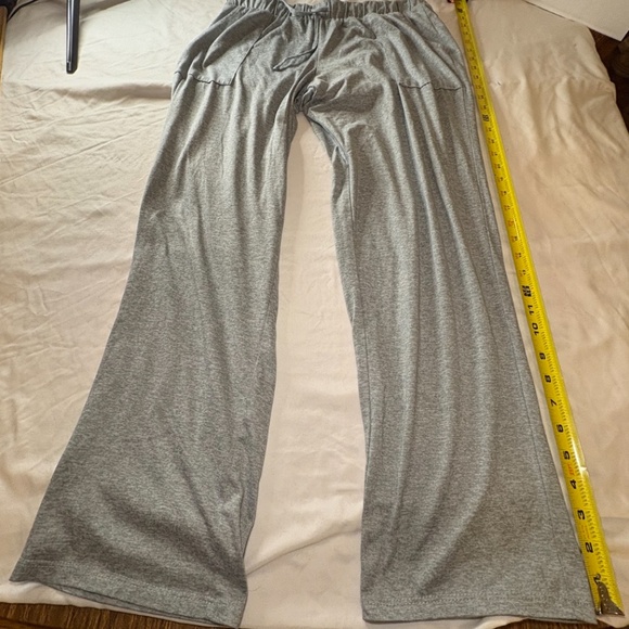 Lucky Brand Pants - Lucky Brand Lounge Pants Women's Medium Gray Elastic Waist Drawstrings Front Pck
